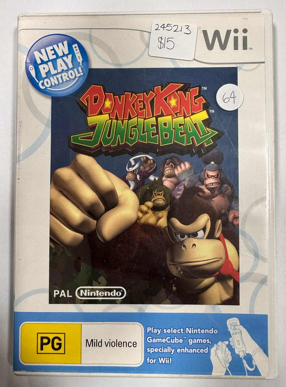 Donkey Kong Jungle Beat Wii Game