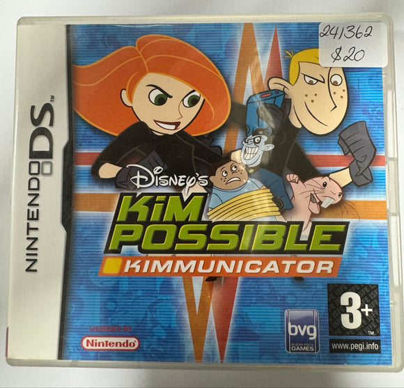 Kim Possible Kimmunicator DS Game
