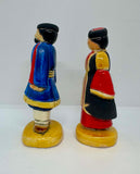 Vintage Balkan Traditional Folk Dress Husband and Wife Figurines