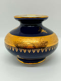 Vintage Limoges Cobalt Blue Vase
