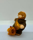 Vintage Resin Monk Figurines