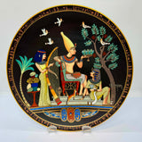 "Banquet in the Royal Gardens" The legend of Tutankhamun Plate