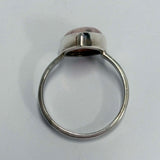 Sterling Silver Teardrop Rhodochrosite Ring