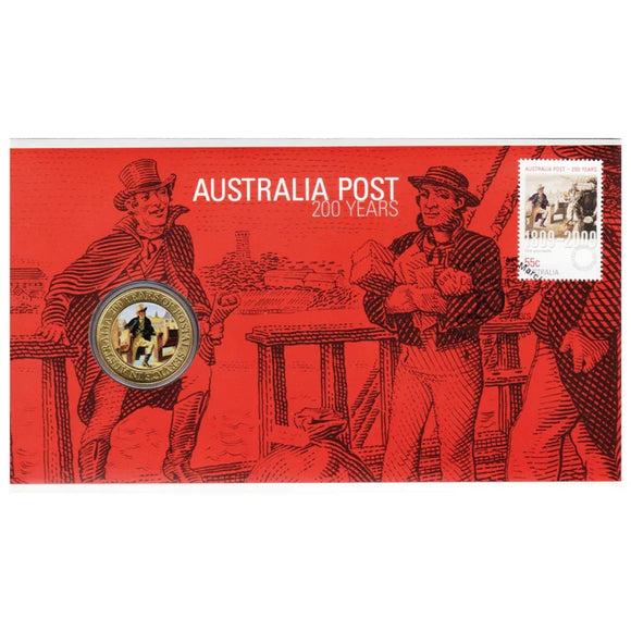 PNC 2009 Australia Post 200 Years 1 Dollar