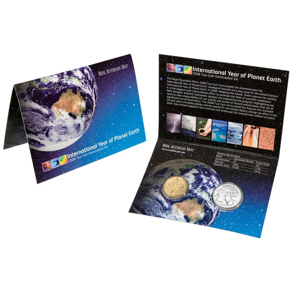 Coin Set 2008 International Year of the Planet Uncirculated Set