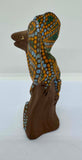 Hand Painted  Frilled-Neck Lizard