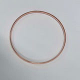 9ct Rose Gold Solid Bangle MHJ Michael Hill