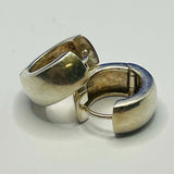 Sterling Silver Hinged Huggies