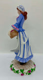 Porcelain Strawberry Girl of The Covent Garden Figurine