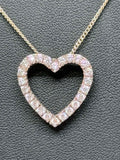 Heart Necklace Silver