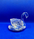 Cut Glass Swan
