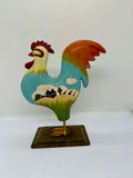 Vintage Folk Art Russ Berrie Country Rooster