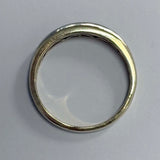 9ct Yellow and White Gold Chanel Set Diamond Ring