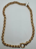 9ct Rose Gold Belcher Chain Necklace
