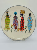 Kapula African Ladies Ceramic Plate
