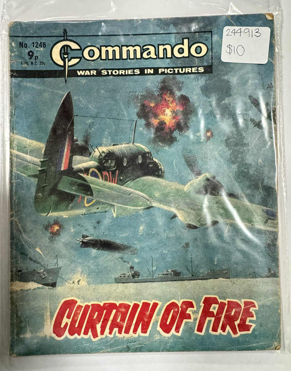 Commando Comic No.1248 Curtain of Fire