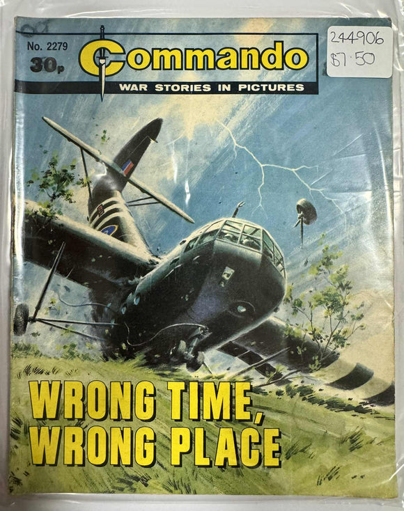 Commando Comic No.2279 Wrong Time Wrong Place