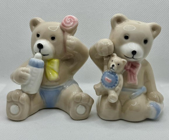 Salt and Pepper Shakers Baby Bears