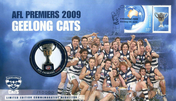 PNC 2009 AFL Premiers Geelong Cats Medallion