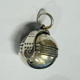 Sterling Silver Photo Ball Pendant