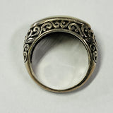 Sterling Silver Mother of Pearl Ring