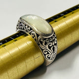 Sterling Silver Mother of Pearl Ring