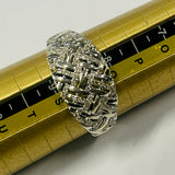 9ct White Gold Diamond Ring