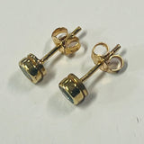 9ct Yellow Gold Topaz Earrings and Necklace Set