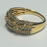 10ct Yellow Gold Diamond Ring