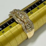 10ct Yellow Gold Diamond Ring