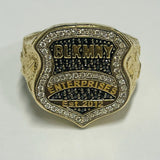 9ct Gold Black and White Diamond Ring Black Money Enterprises