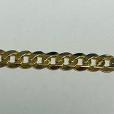 9ct Gold Flat Curb Link Chain