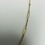 9ct Gold Paper Clip Necklace