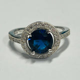 Sterling Silver Cubic Zirconia Ring