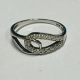 Sterling Silver Cubic Zirconia Ring