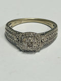 10ct White Gold Diamond Ring Michael Hill