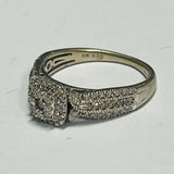 10ct White Gold Diamond Ring Michael Hill