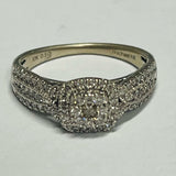 10ct White Gold Diamond Ring Michael Hill