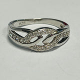 Sterling Silver Cubic Zirconia Ring