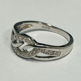 Sterling Silver Cubic Zirconia Ring