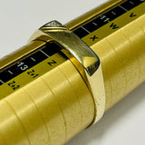 9ct Yellow Gold and Diamond Ring