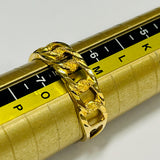21ct Yellow Gold Chain Ring