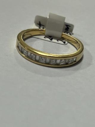 18ct Gold Diamond Band Ring