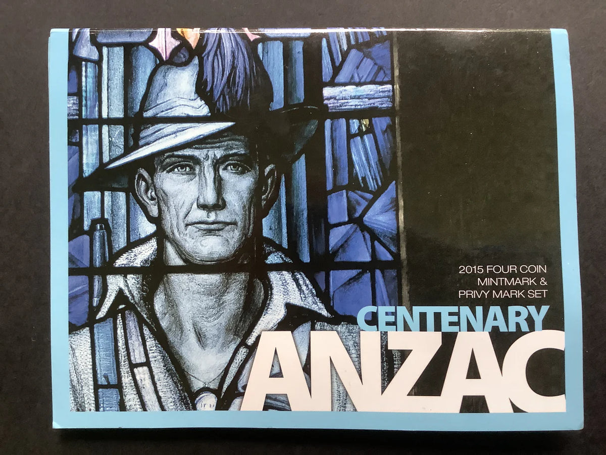 Coin Set 2015 Anzac Centenary Mintmark Privy Mark