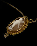 18ct Yellow Gold Cameo Necklace