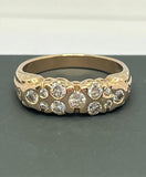 9ct Rose Gold Diamond Ring