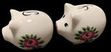 Floral Pig Salt and Pepper Shakers