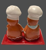 Bonnie Lynn "Ginger in the Kitchen" Gingerbread Salt and Pepper Shakers