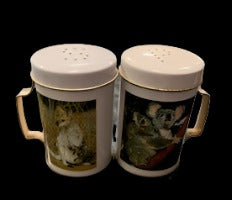 Koala and  Kangaroo Tin Salt and Pepper Shakers