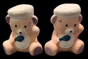 Teddy Bear Chefs Salt and Pepper Shakers